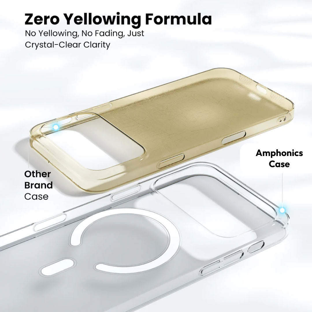 iPhone 17 Pro Anti-Yellow MagSafe Clear Case