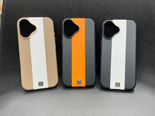 iPhone 17 Dulero Leather Stripe Case