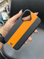iPhone 17 Dulero Leather Stripe Case