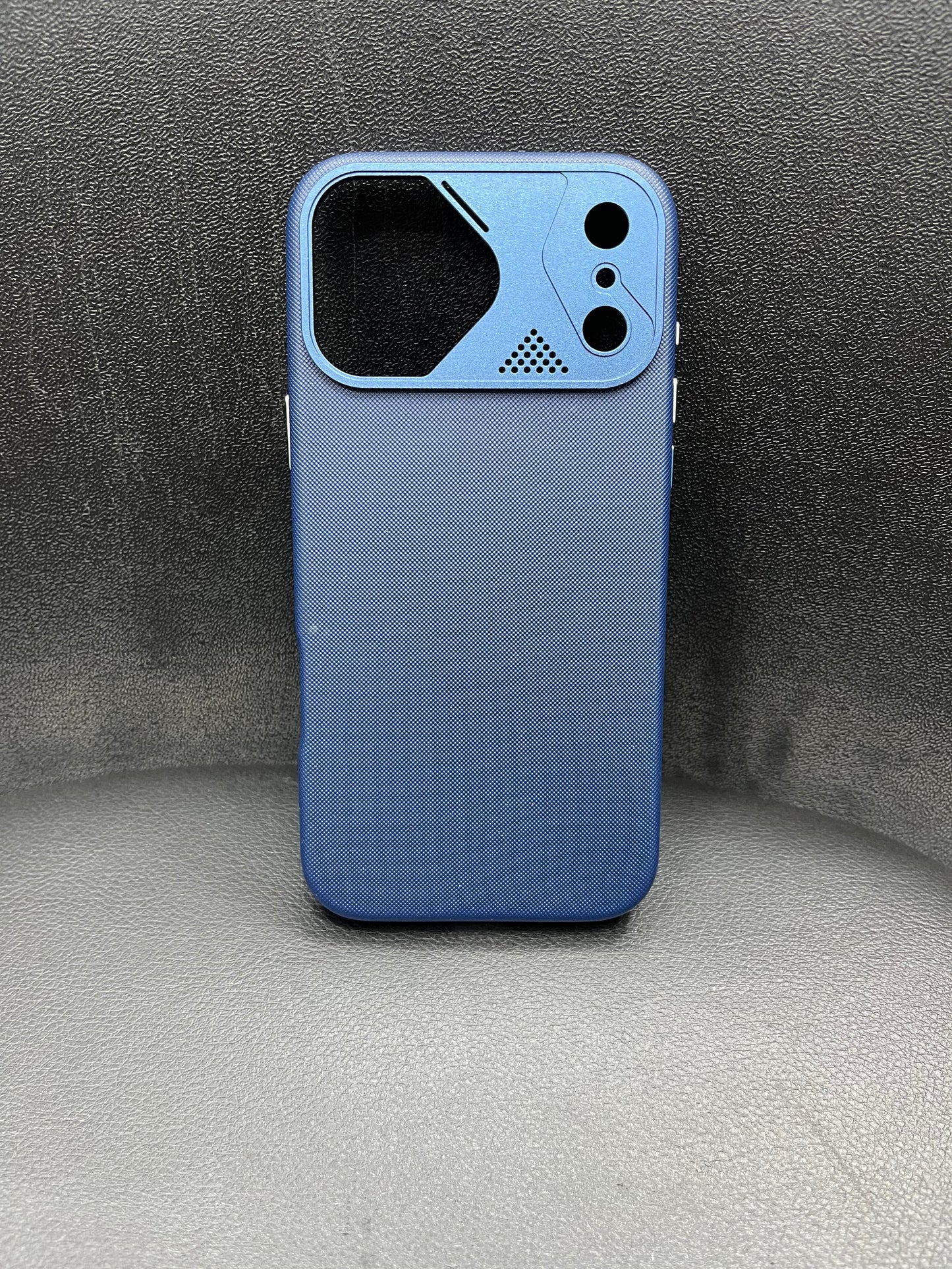 iPhone 17 Pro Leather Case with Metal Camera Ring