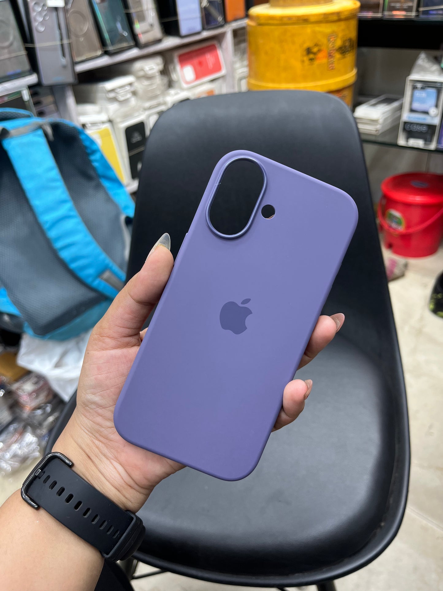 iPhone 17 Silicone Case with AI Button Feature