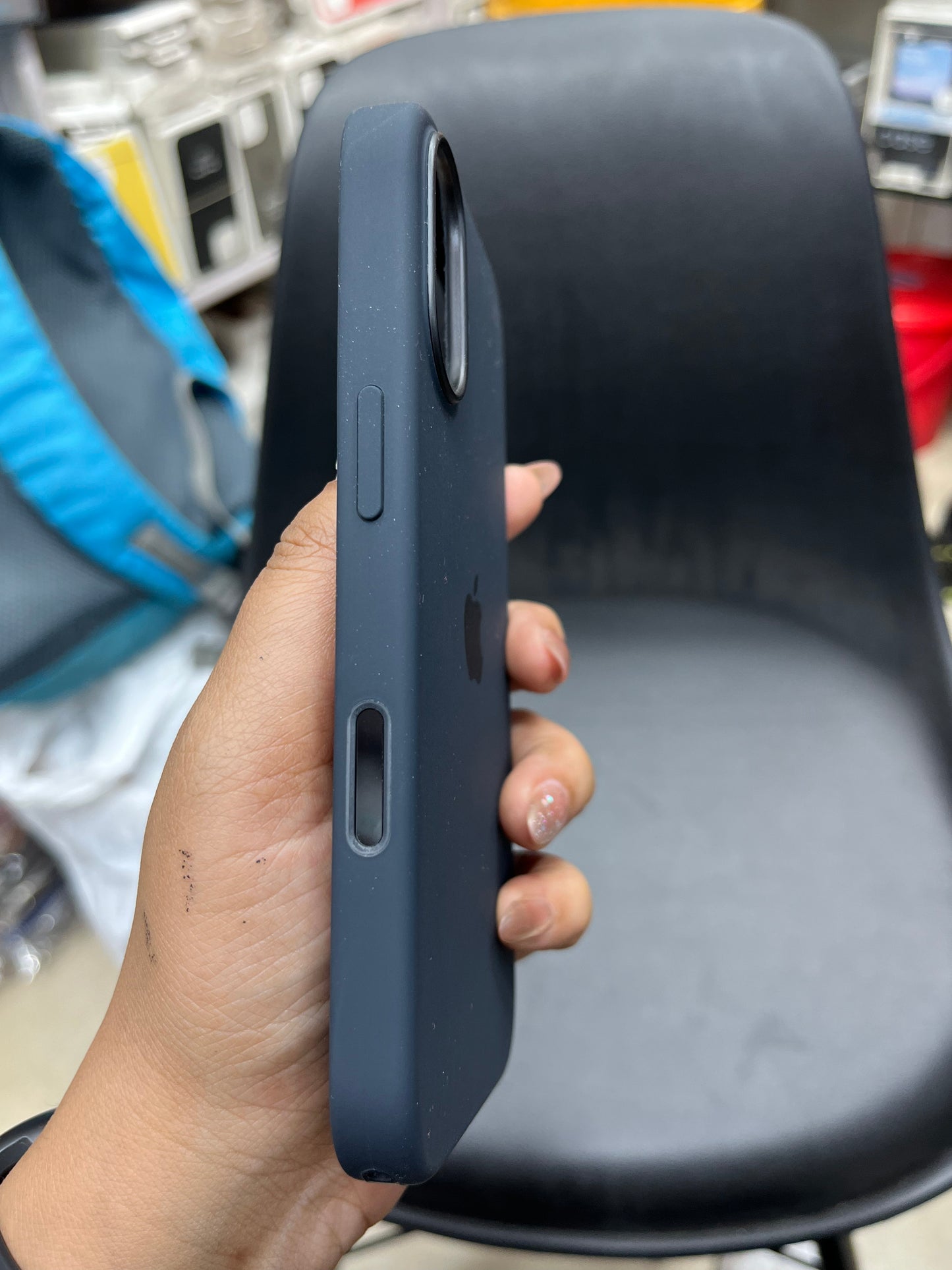 iPhone 17 Silicone Case with AI Button Feature
