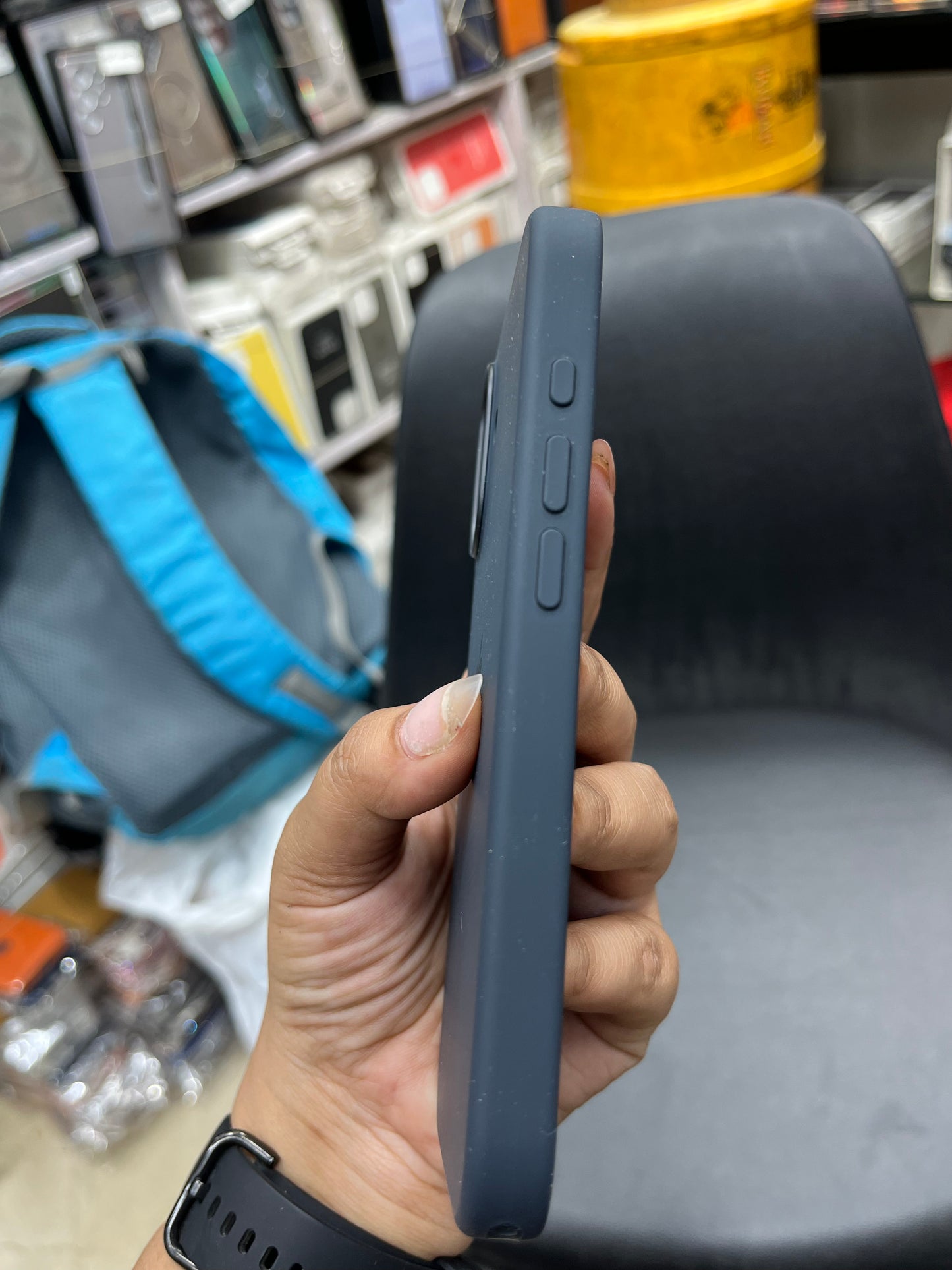 iPhone 17 Silicone Case with AI Button Feature