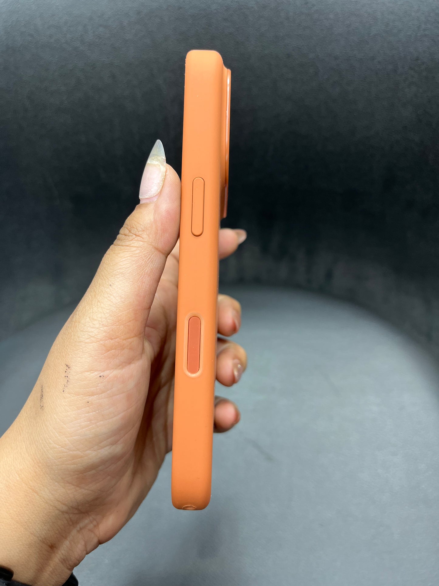 iPhone 17 Pro Max Silicone Case with AI Button & Camera Guard