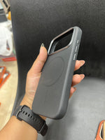 I phone Leather finish luxury cover case