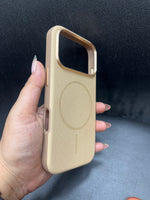 I phone Leather finish luxury cover case