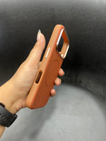 I phone Leather finish luxury cover case