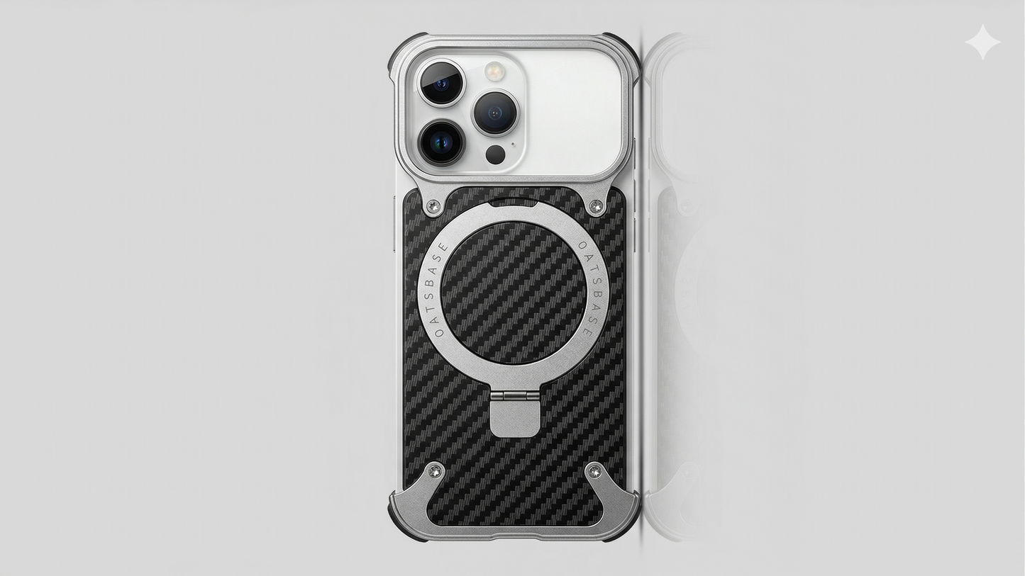 Metal Case with Ring for iPhone 17 Pro Max