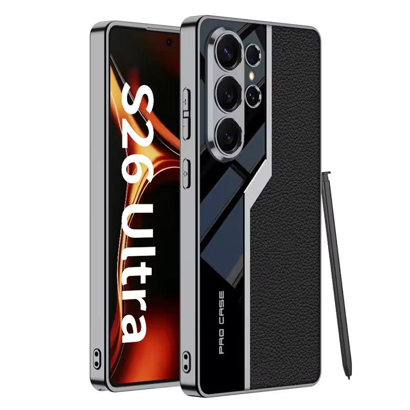 Leather Look Case for Samsung S26 Ultra