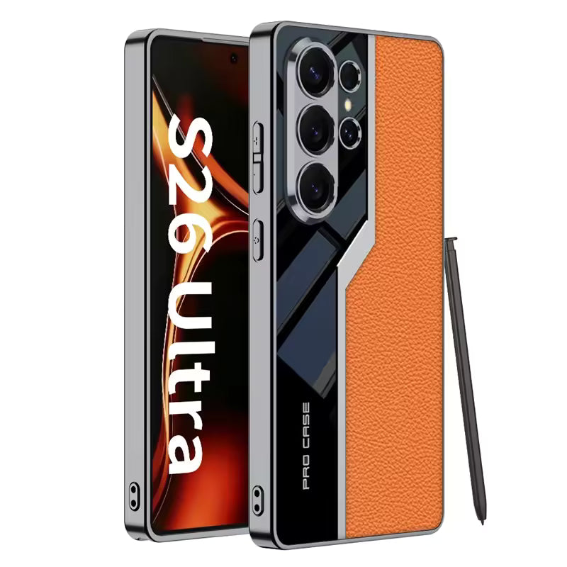 Leather Look Case for Samsung S26 Ultra
