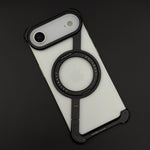 iPhone 17 Air Z Bracket MagSafe Case with 360° Ring - Black