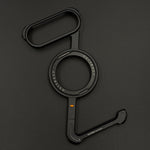 iPhone 17 Air Z Bracket MagSafe Case with 360° Ring - Black