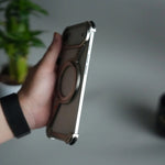 iPhone 17 Air Z Bracket MagSafe Case with 360° Ring - Silver