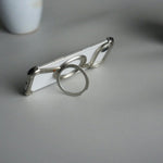 iPhone 17 Air Z Bracket MagSafe Case with 360° Ring - Silver