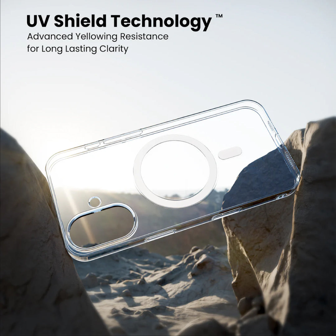 iPhone 17 Clear Anti Yellow Case with MagSafe
