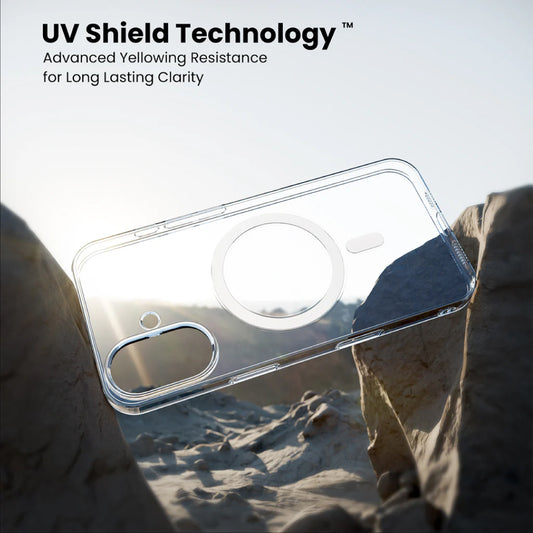 iPhone 17 Clear Anti Yellow Case with MagSafe