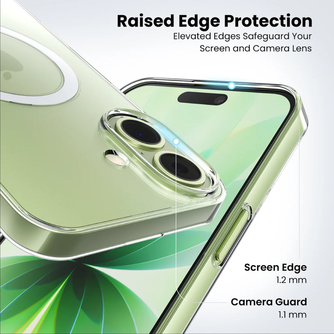 iPhone 17 Clear Anti Yellow Case with MagSafe