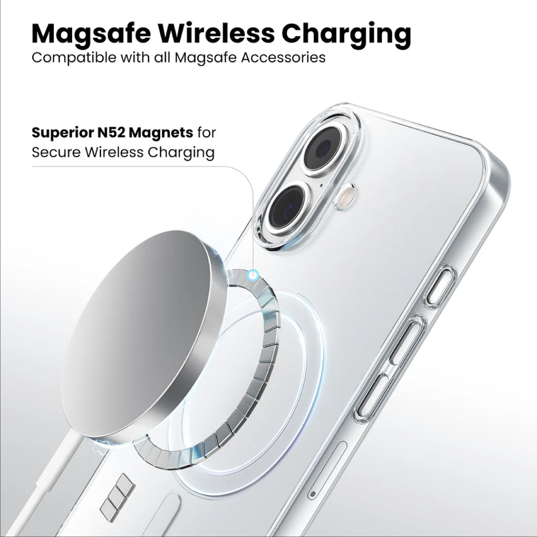 iPhone 17 Clear Anti Yellow Case with MagSafe
