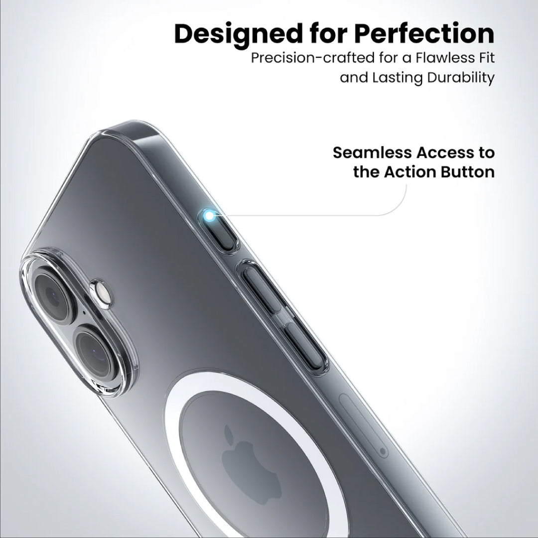 iPhone 17 Clear Anti Yellow Case with MagSafe