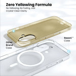 iPhone 17 Clear Anti Yellow Case with MagSafe