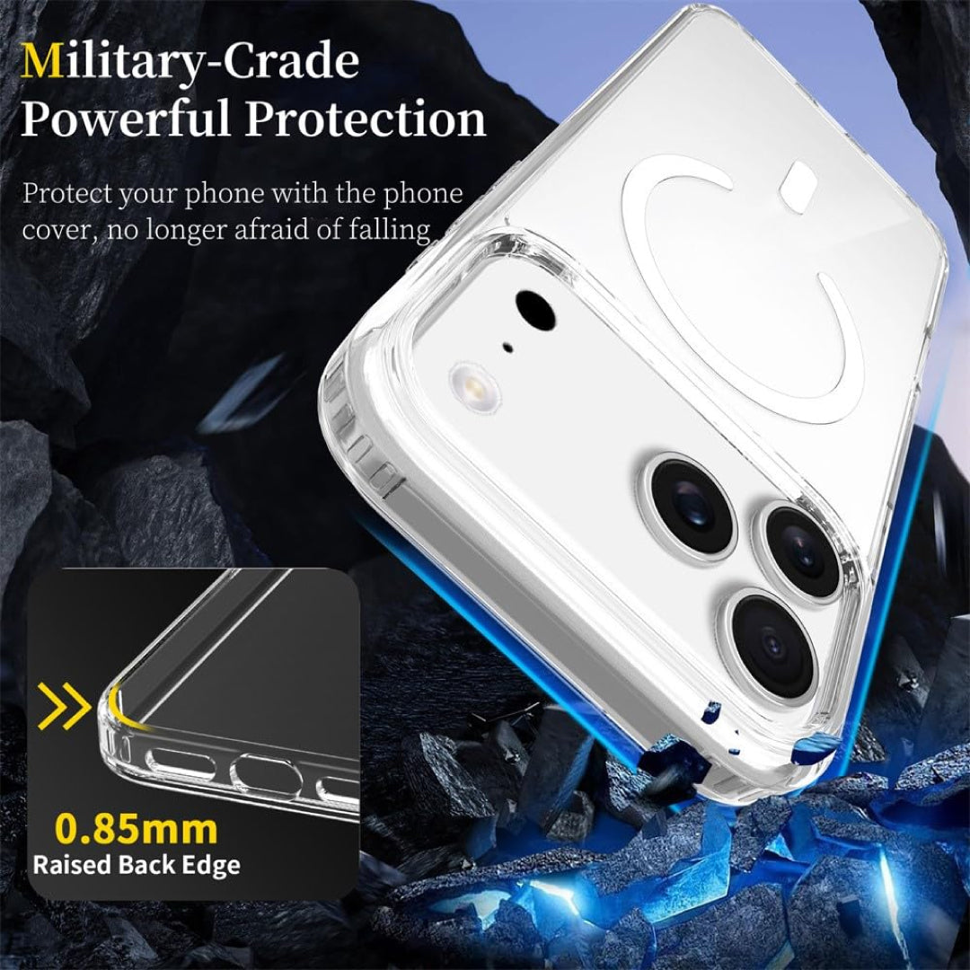 iPhone 17 Pro Max Anti-Yellow MagSafe Clear Case